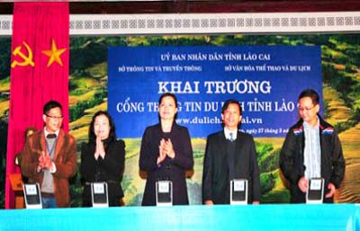 Khai trương Cổng thông tin du lịch tỉnh Lào Cai
