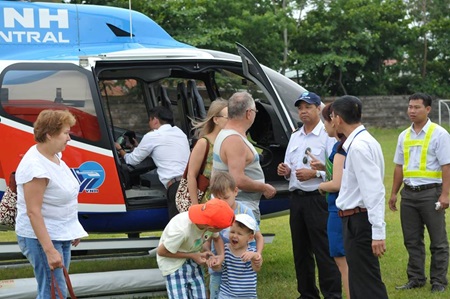 Helicopter tours central Viet Nam