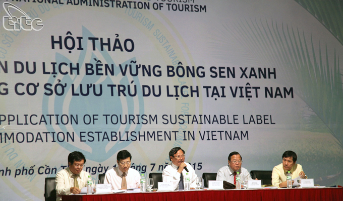 Hội thảo “Áp dụng Nhãn Du lịch bền vững Bông sen xanh trong hệ thống cơ sở lưu trú du lịch tại Việt Nam”
