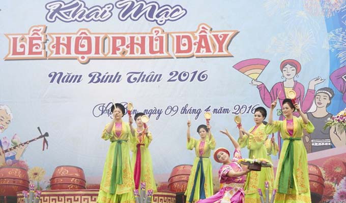 Nam Định khai mạc lễ hội Phủ Dầy gắn với tín ngưỡng thờ Mẫu