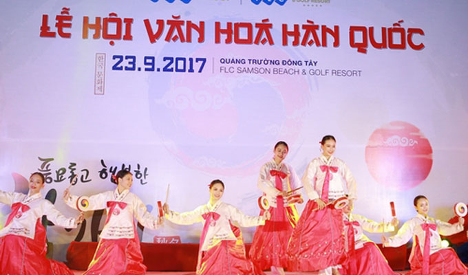 Ngập tràn sắc màu Hàn Quốc trong lễ hội văn hóa tại FLC Sầm Sơn