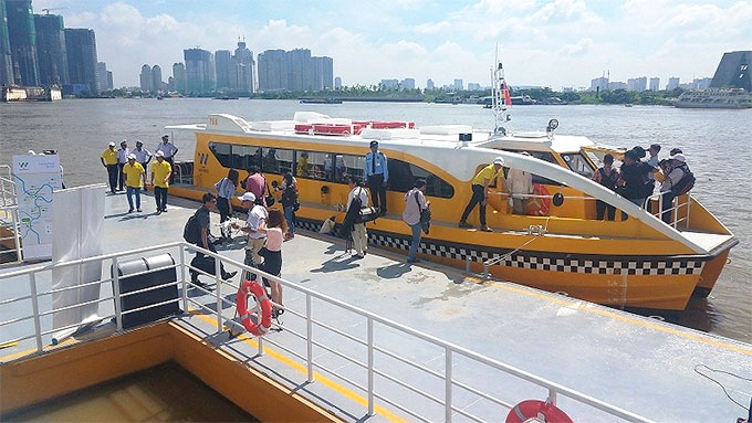 HCM city: First river bus route offers free trial for 10 days