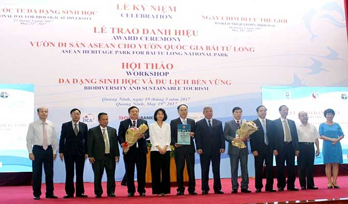 Bai Tu Long National Park recognised as ASEAN Heritage Park