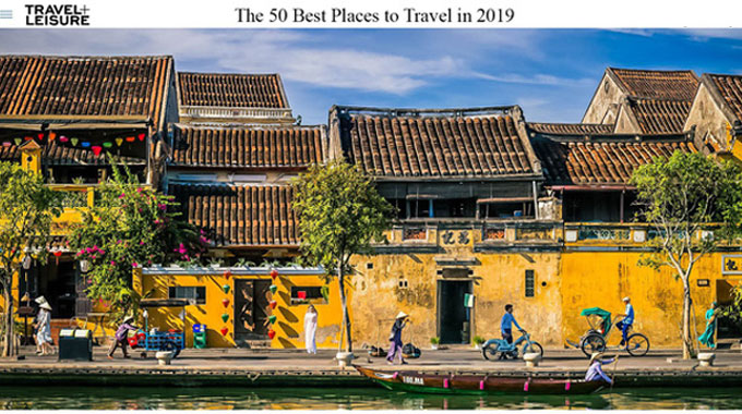 Hội An nằm trong top 50 điểm đến tốt nhất năm 2019 theo Travel + Leisure
