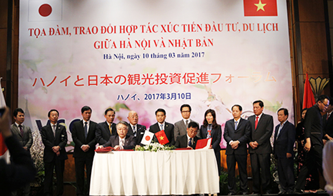 Hà Nội và Nhật Bản trao đổi hợp tác xúc tiến đầu tư, du lịch