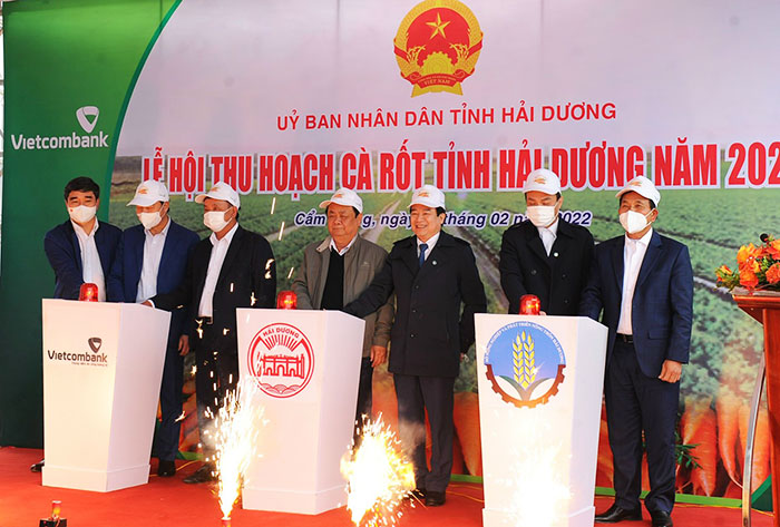 Phó Tổng cục trưởng Hà Văn Siêu dự Lễ hội thu hoạch cà rốt tỉnh Hải Dương