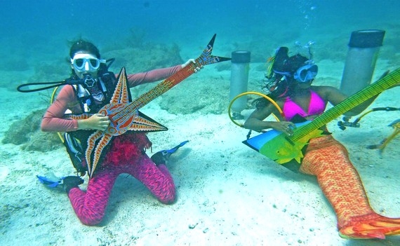 Lễ hội âm nhạc dưới biển để bảo tồn rạn san hô