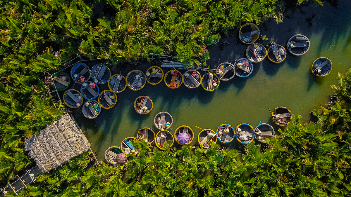 Experience Hoi An with “Rock side by side” at Bay Mau coconut forest
