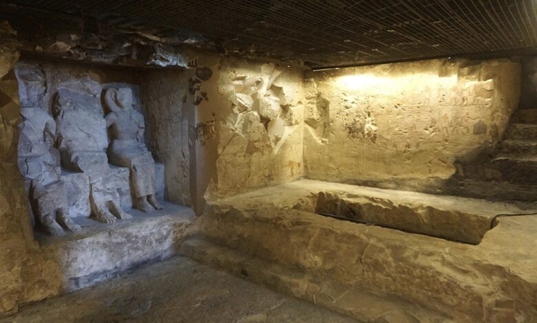 Ai Cập lần đầu đón khách tham quan hai lăng mộ cổ, hé lộ một di tich cực hiếm