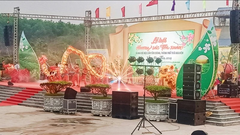 Thái Nguyên: Lễ hội ''Hương sắc Trà xuân - Vùng chè đặc sản Tân Cương''