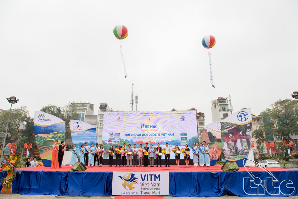 Lễ bế mạc Hội chợ Du lịch quốc tế - VITM Hà Nội 2016 (Ảnh: Anh Dũng)