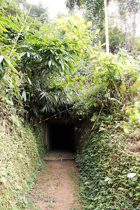 Tunnel and tent of the Late President Ho Chi Minh