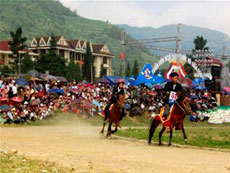 Bac Ha holds annual horse race