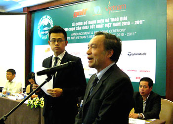Award for the best golf course in Viet Nam 2010 â€“ 2011