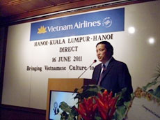 Hanoi â€“ Kuala Lumpur direct air route kicks off