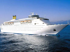 Tàu Costa Allegra với hơn 1.000 du khách quốc tế đến Việt Nam