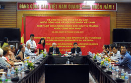 Việt - Pháp đẩy mạnh quan hệ hợp tác văn hoá, thể thao và du lịch 