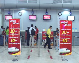 VietJetAir và ga Sài Gòn cùng giảm giá vé