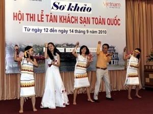 Khởi động cuộc thi Lễ tân khách sạn Hà Nội 2012