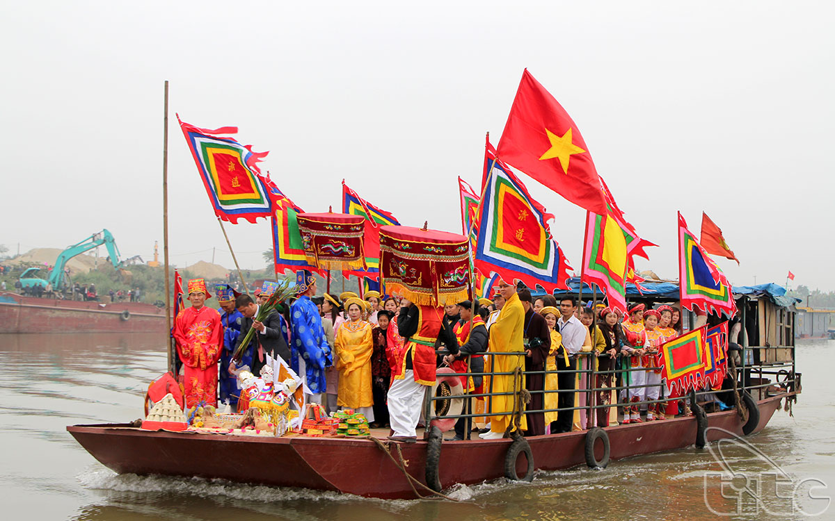 Lễ hội Đông Dư Hạ - Hà Nội (Ảnh: Huy Hoàng)